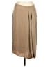 Ronen Chen 100% Polyester Solid Tan Casual Skirt Size 8 (2) - photo 1