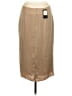 Ronen Chen 100% Polyester Solid Tan Casual Skirt Size 8 (2) - photo 2