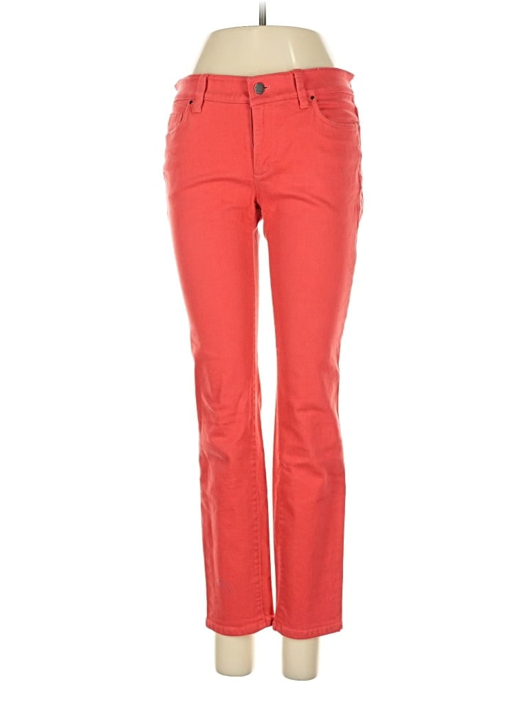 Pre-owned Ann Taylor Factory Jeans In Red