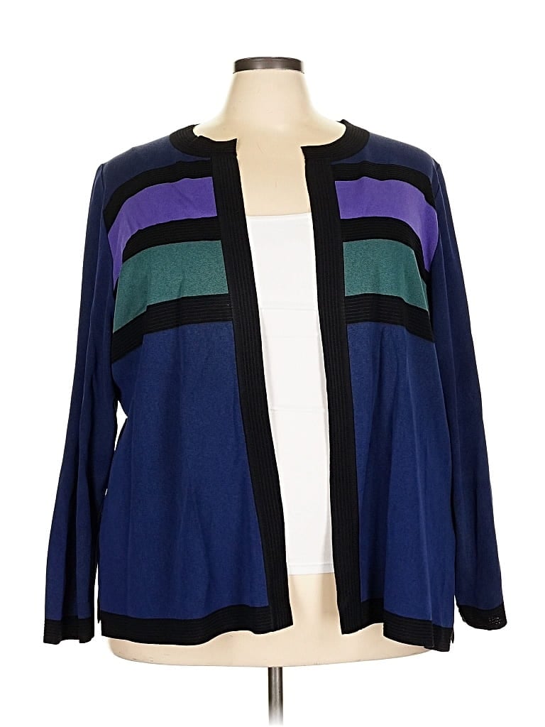 Pre-owned Misook Kimono In Blue