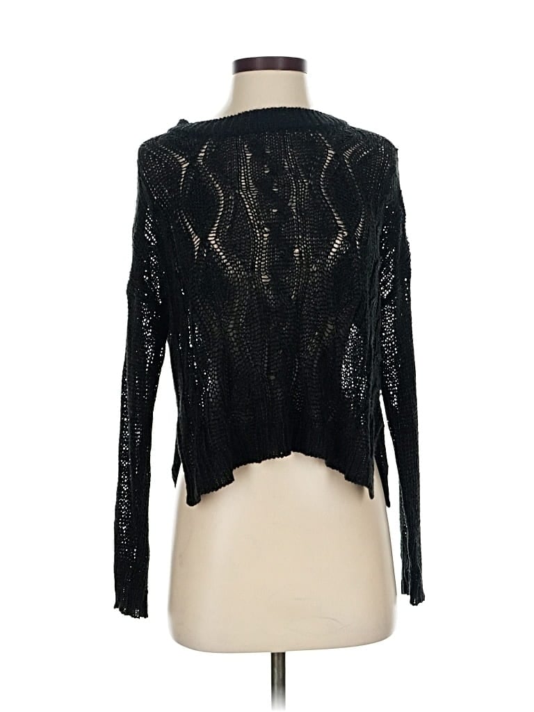 Pre-owned Assorted Brands Cardigan Sweater In Black