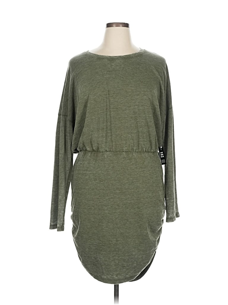 Express Outlet Casual Dress In Green