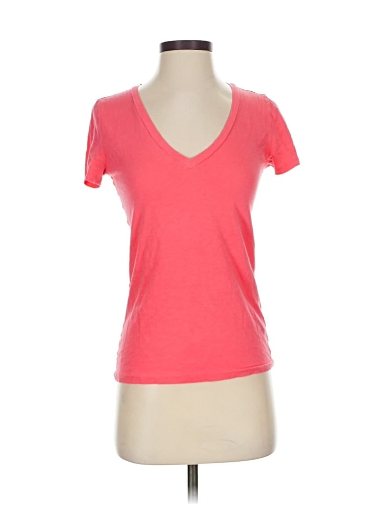 Pre-owned J.crew Factory Store Short Sleeve T-shirt In Pink