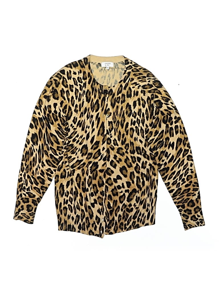 Pre-owned Crown & Ivy Kids' Pullover Sweater In Gold