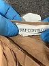Self Contrast Tan Long Sleeve Blouse Size S - photo 7