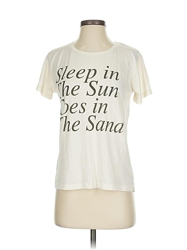 Pre-owned Chaser Short Sleeve T-shirt In White