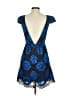 Alice + Olivia Graphic Blue Cocktail Dress Size 0 - photo 2