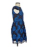 Alice + Olivia Graphic Blue Cocktail Dress Size 0 - photo 4