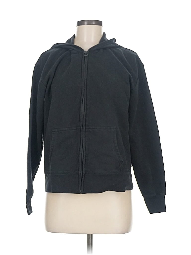 Click to view more detailed imagery on our partner's website Pre-owned Hanes Zip Up Hoodie In Black