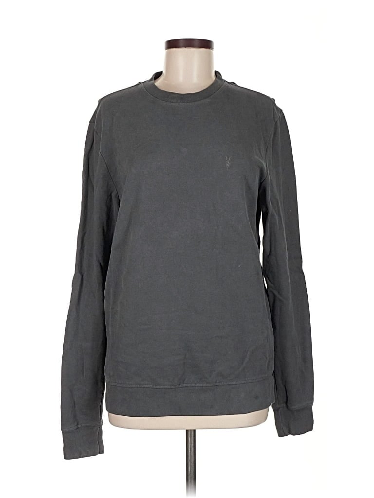 Pre-owned Allsaints Sweatshirt In Gray