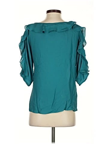 Tibi 3/4 Sleeve Silk Top (view 2)