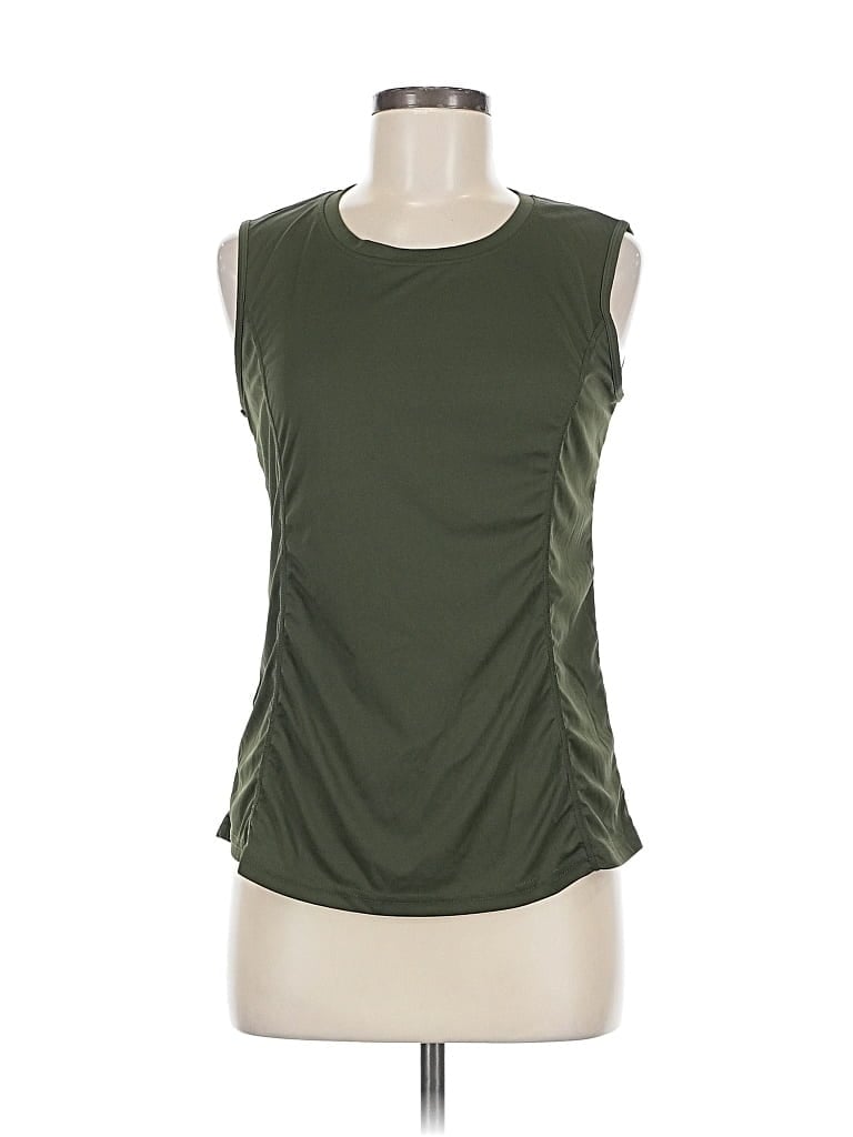 Pre-owned Assorted Brands Sleeveless T-shirt In Green