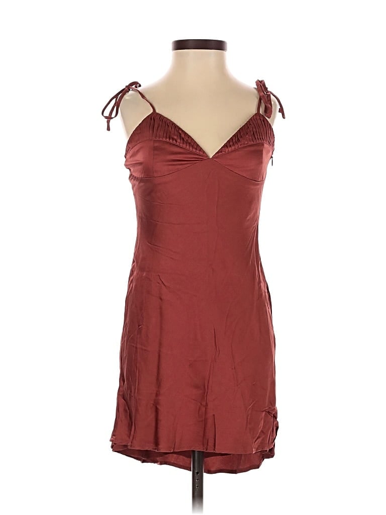 Pre-owned Astr Cocktail Dress In Burgundy
