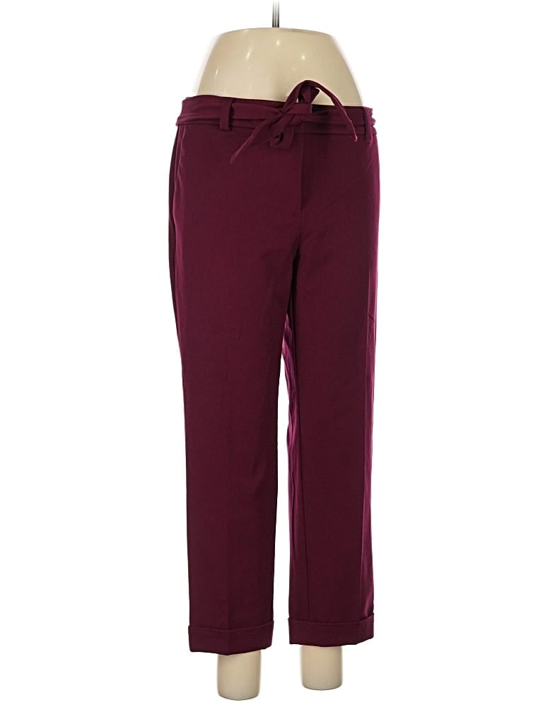 Pre-owned Ann Taylor Loft Casual Pants In Burgundy