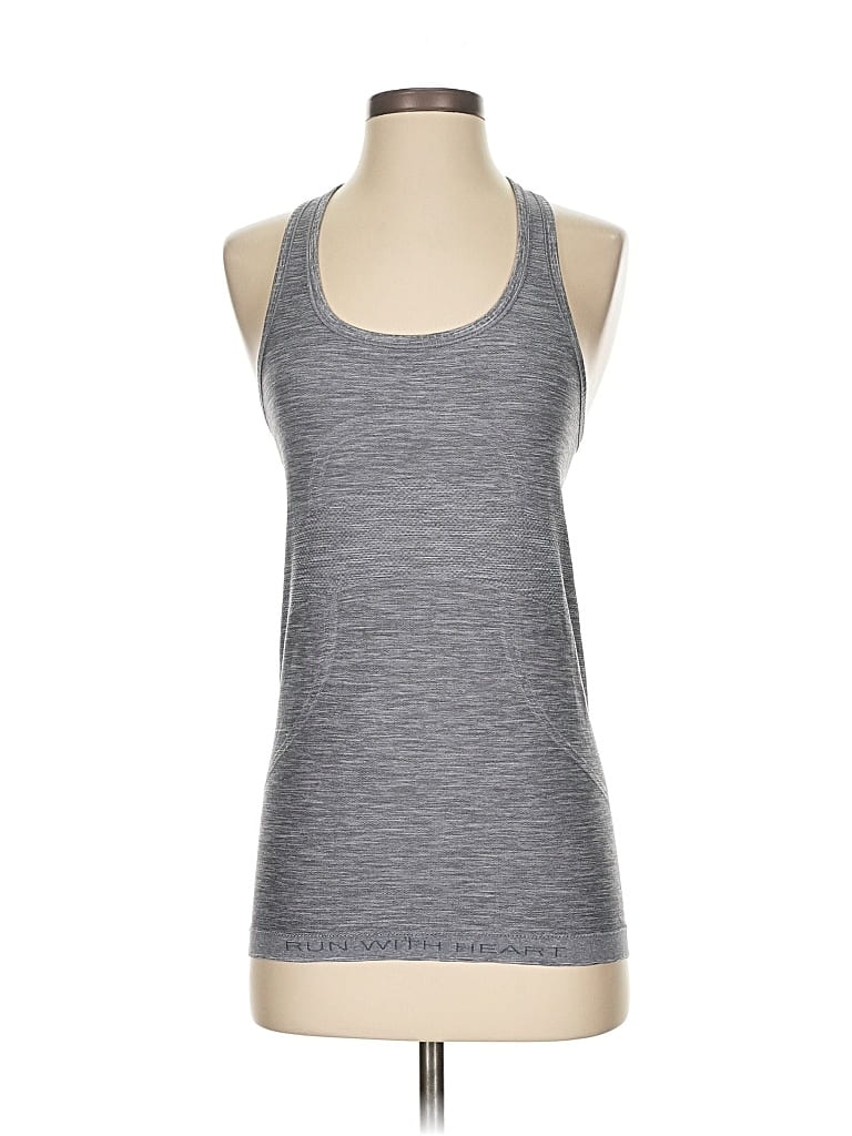 Pre-owned Lululemon Athletica Active Tank Top In Gray