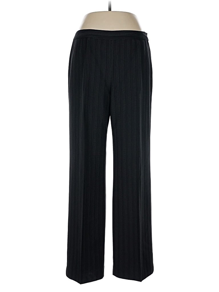 Pre-owned Le Suit Dress Pants In Black