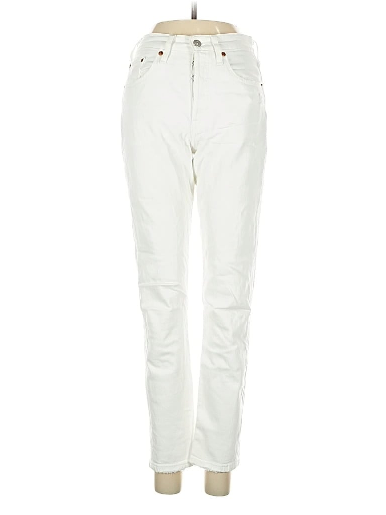 Pre-owned Levi's Jeans In White