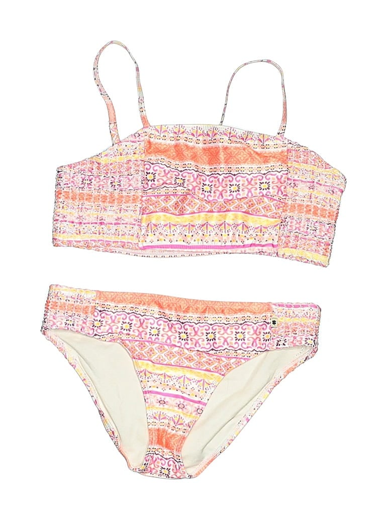 Pre-owned Lucky Brand Two Piece Swimsuit In Pink