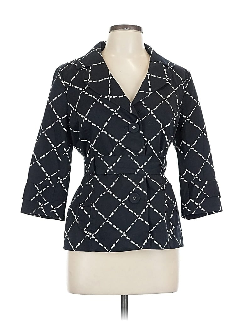 Pre-owned Halogen Blazer Jacket In Black