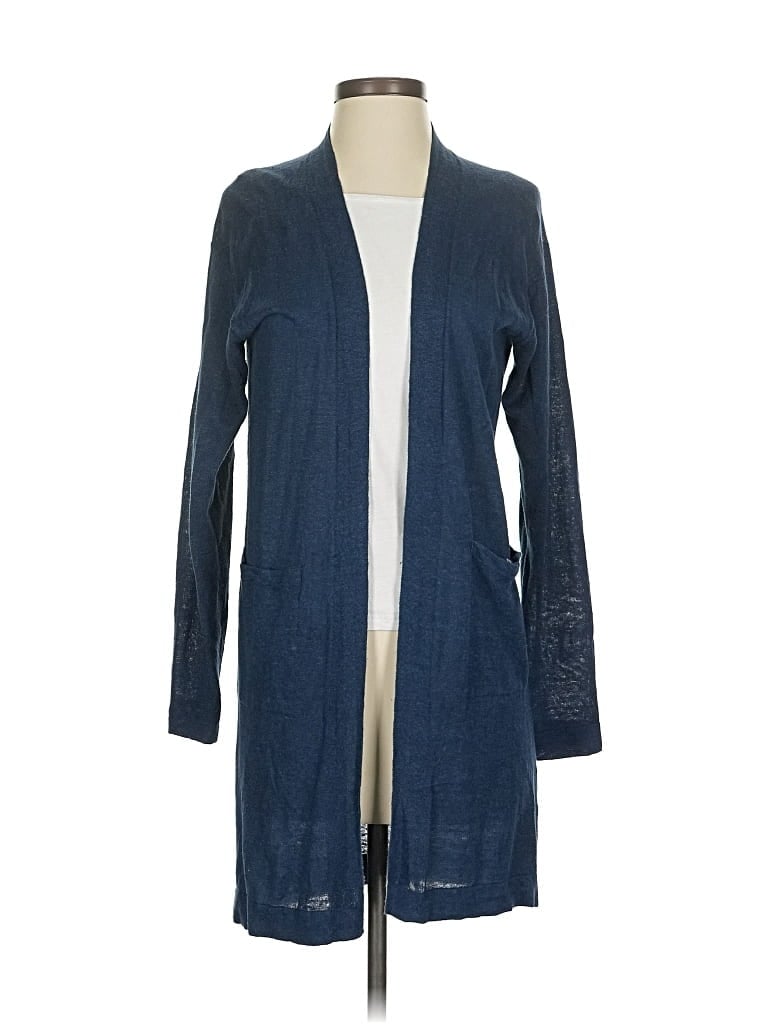 Pre-owned Uniqlo Cardigan Sweater In Blue