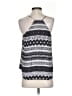 Ann Taylor LOFT 100% Polyester Gray Sleeveless Blouse Size XS - photo 2