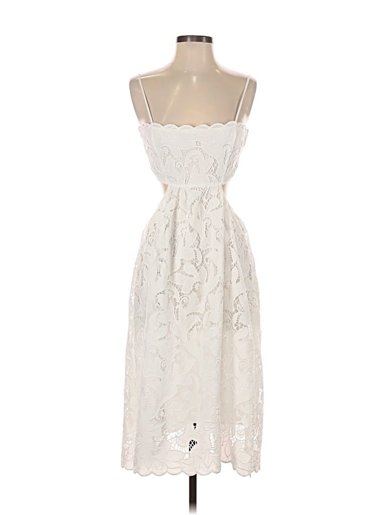 Pre-owned Express Cocktail Dress In White