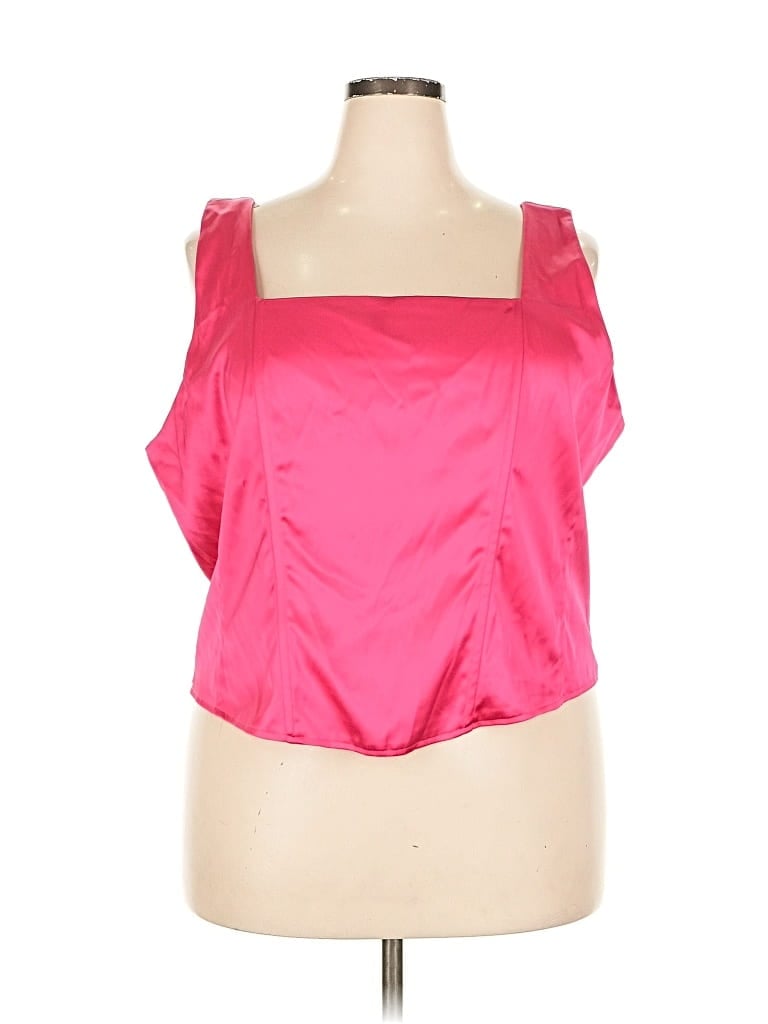 Pre-owned Torrid Sleeveless Blouse In Pink