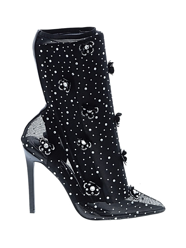 Pre-owned Azalea Wang Ankle Boots In Black