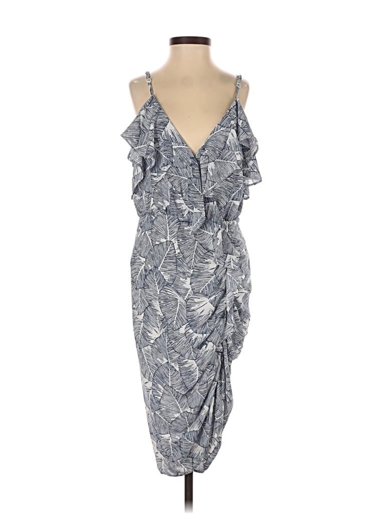 Pre-owned Olivaceous Cocktail Dress In Gray
