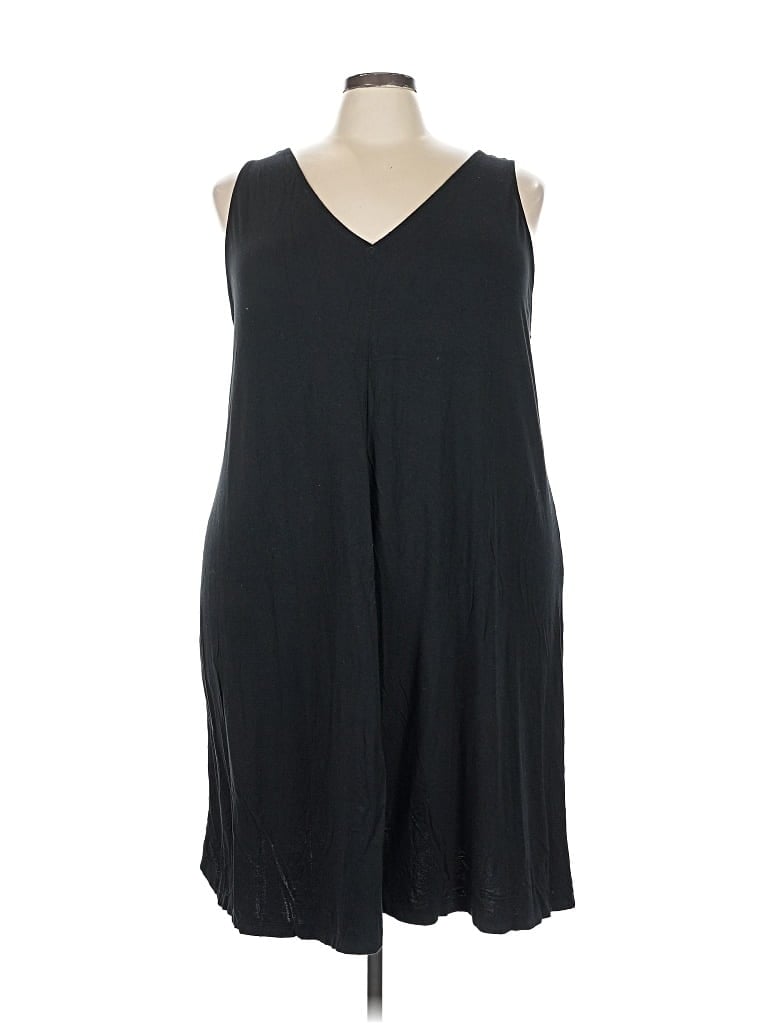 Pre-owned Ava & Viv Casual Dress In Black