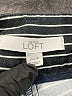 Ann Taylor LOFT Stripes Blue Gray Casual Pants Size 6 - photo 7