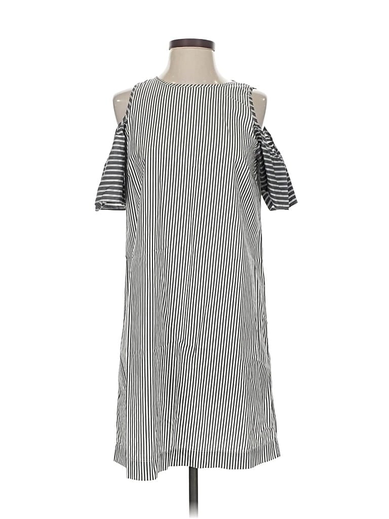 Pre-owned Ann Taylor Loft Casual Dress In Gray