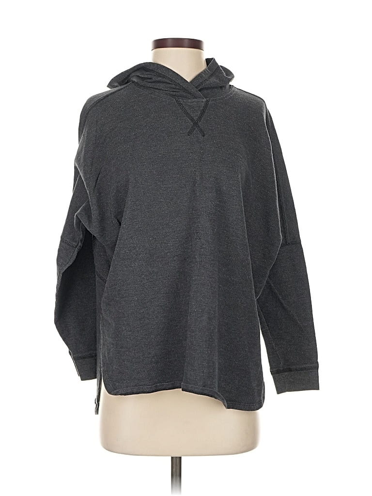 Pre-owned The North Face Pullover Hoodie In Gray