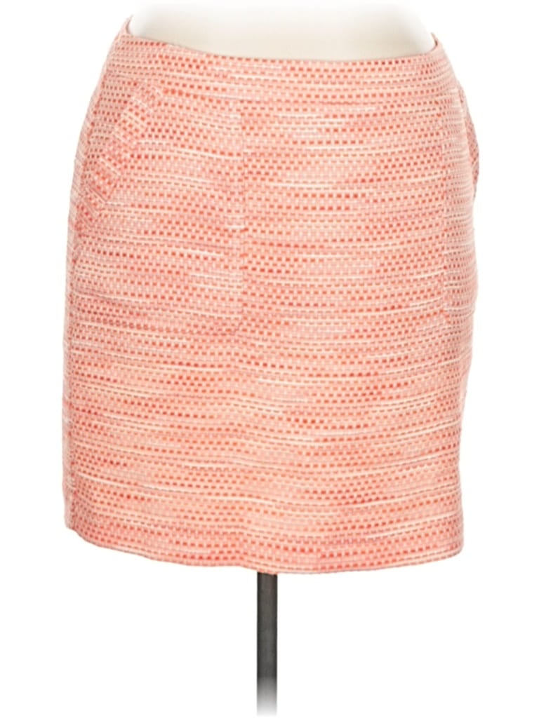 Pre-owned Ann Taylor Loft Outlet Formal Skirt In Orange