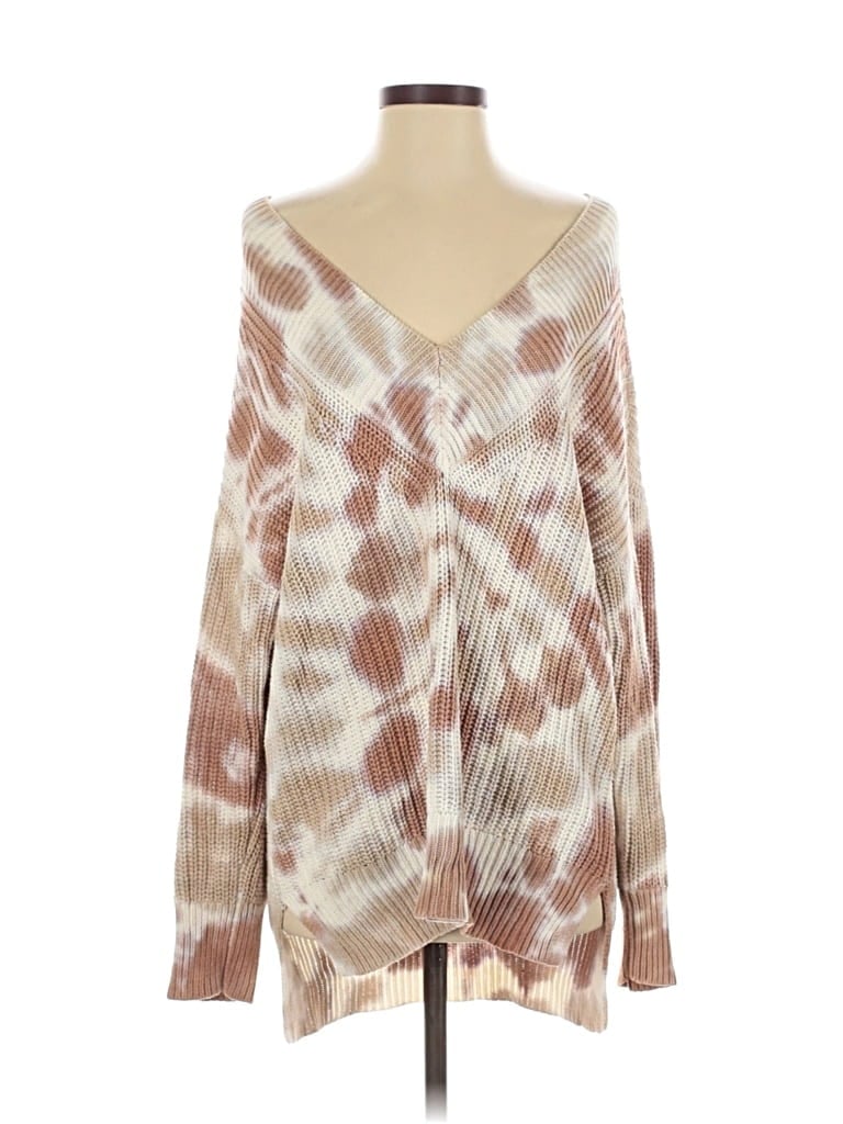 Pre-owned Aerie Pullover Sweater In Brown