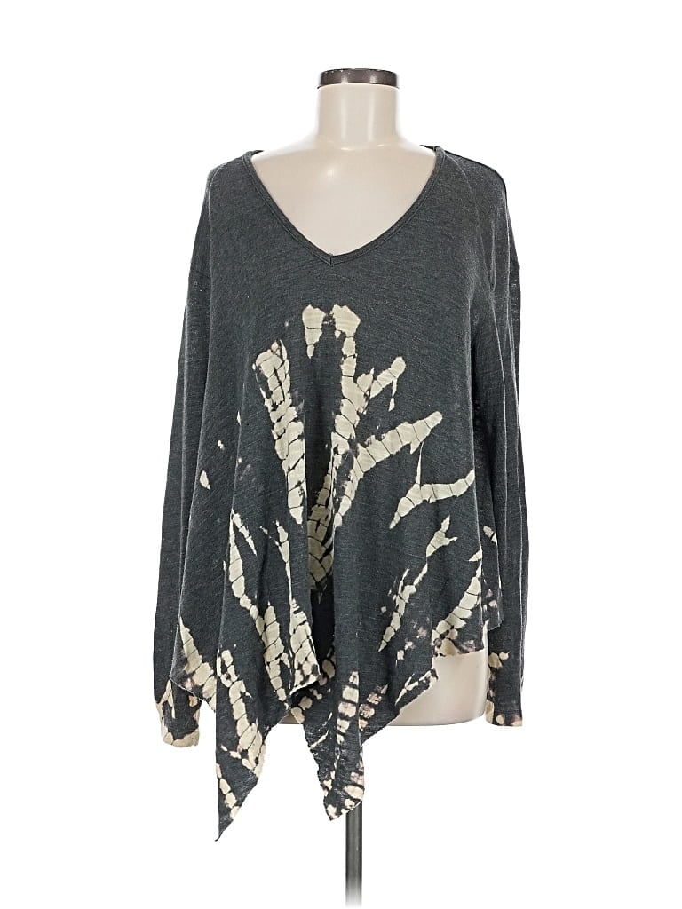 Pre-owned Young Fabulous & Broke Long Sleeve T-shirt In Gray