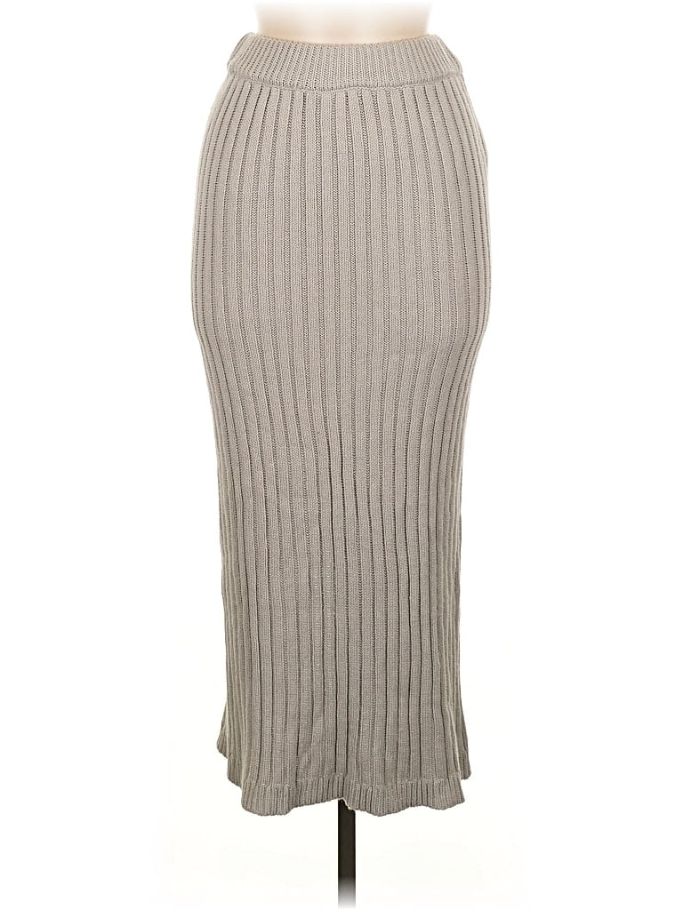 Pre-owned J.o.a. Los Angeles Casual Skirt In Gray
