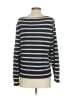Vince. 100% Cotton Stripes Black Blue Pullover Sweater Size XS - photo 2