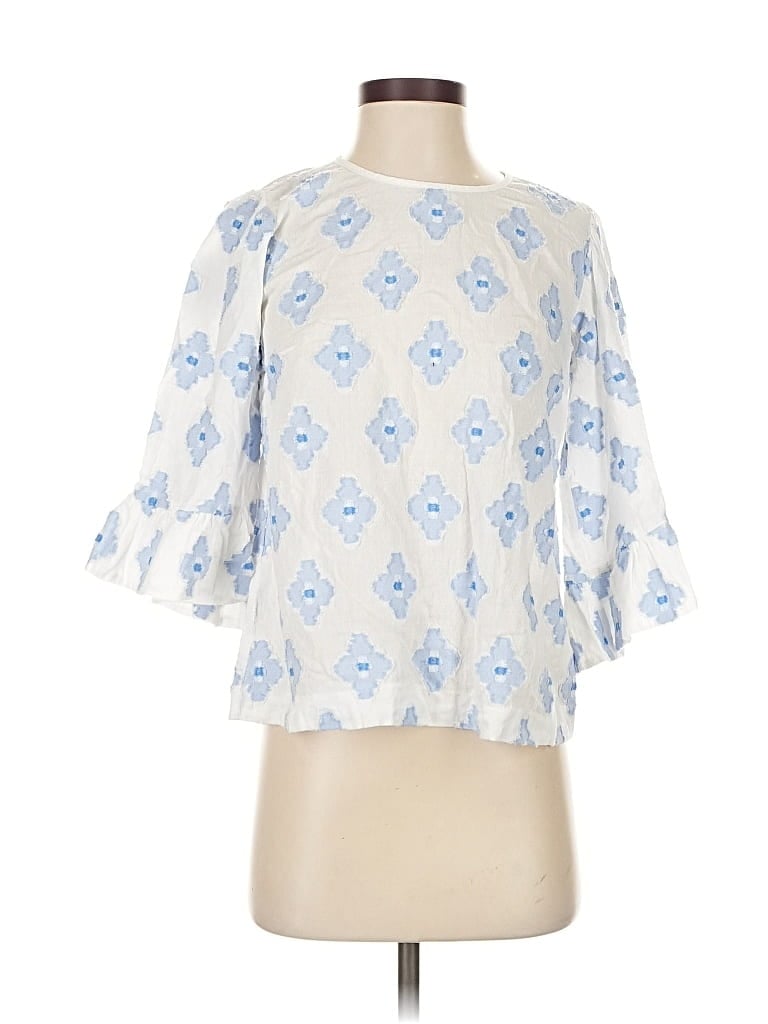 LILLY PULITZER Pre-owned 3/4 Sleeve Blouse In Blue