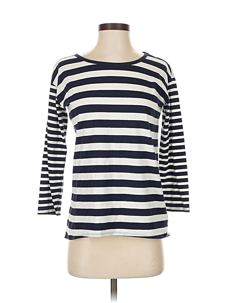 Pre-owned Gap 3/4 Sleeve T-shirt In Blue