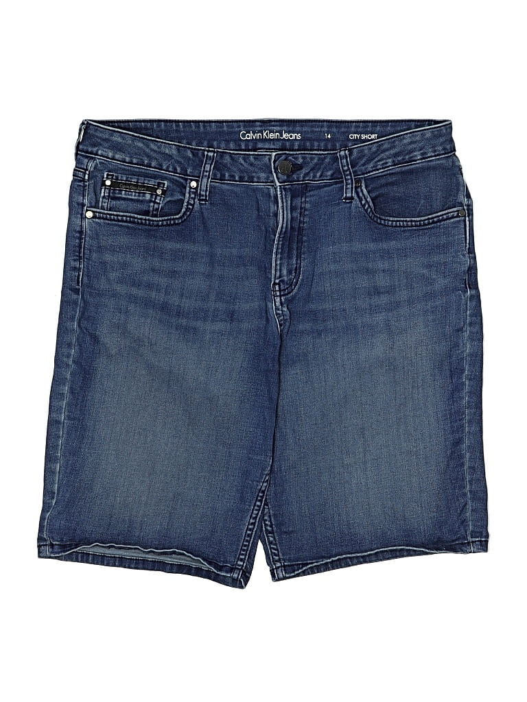 CALVIN KLEIN Pre-owned Denim Shorts In Blue