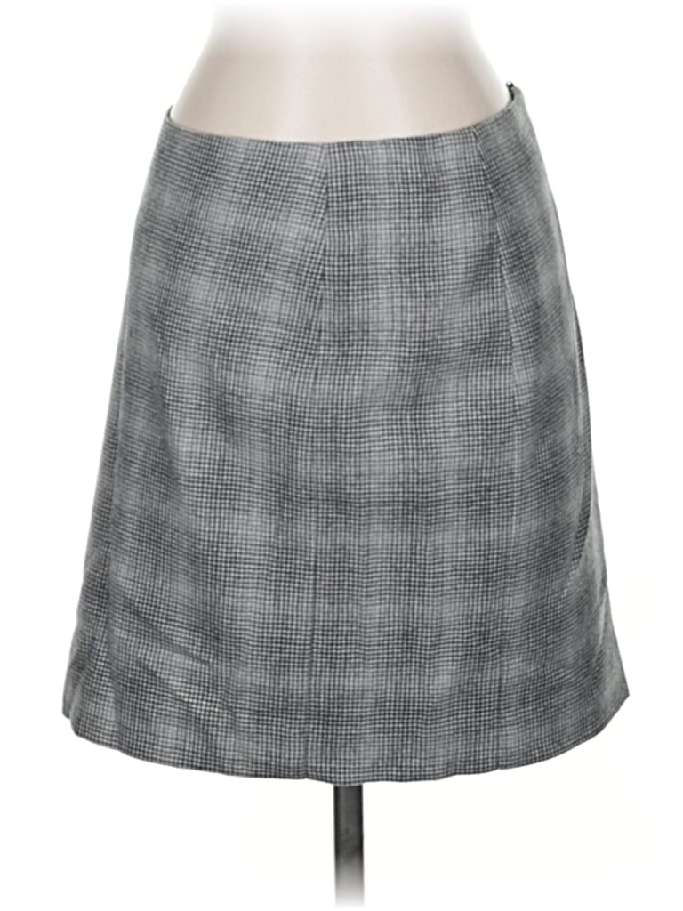 Pre-owned Banana Republic Wool Skirt In Gray