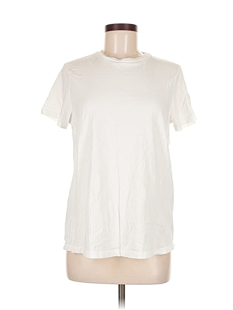 Pre-owned Asos Design Short Sleeve T-shirt In White