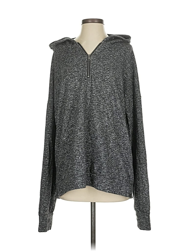 Pre-owned Emma & Sam Zip Up Hoodie In Gray