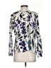 Armand Ventilo Purple Ivory 3/4 Sleeve Blouse Size EU (FR) 36 / US 4 - photo 2