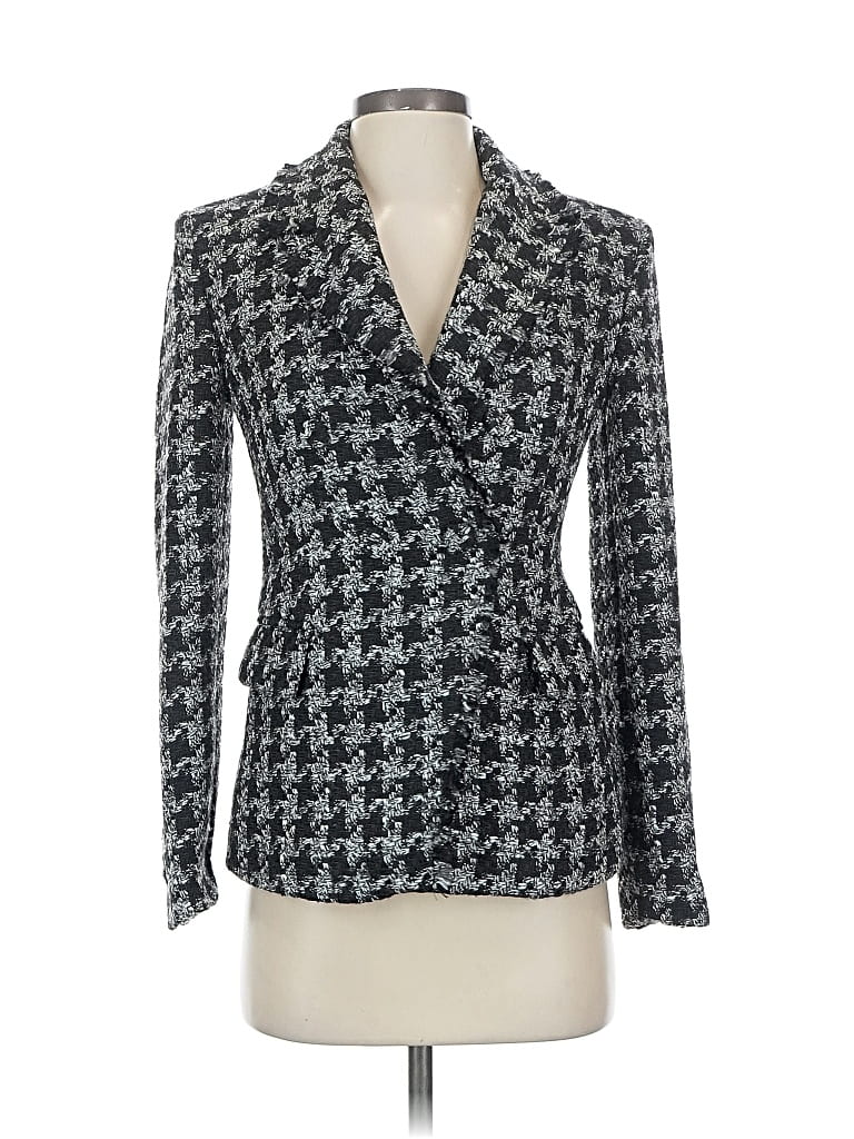 Pre-owned Mng Blazer Jacket In Gray