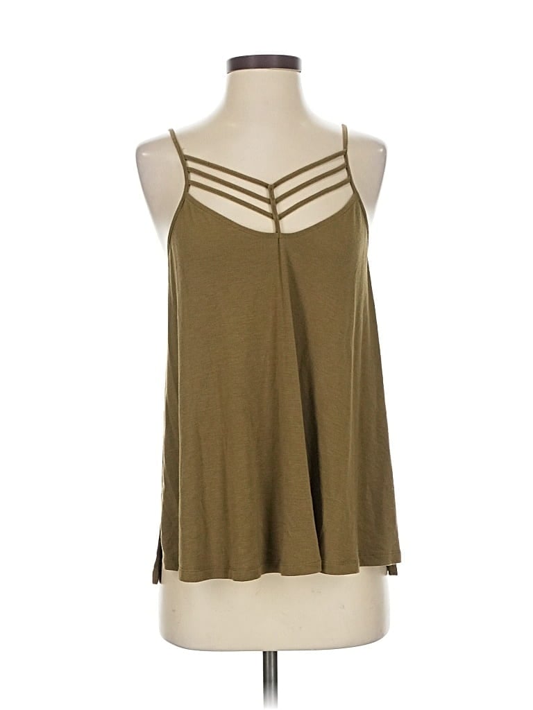 Pre-owned Express One Eleven Sleeveless Top Brown Halter Neckline Tops