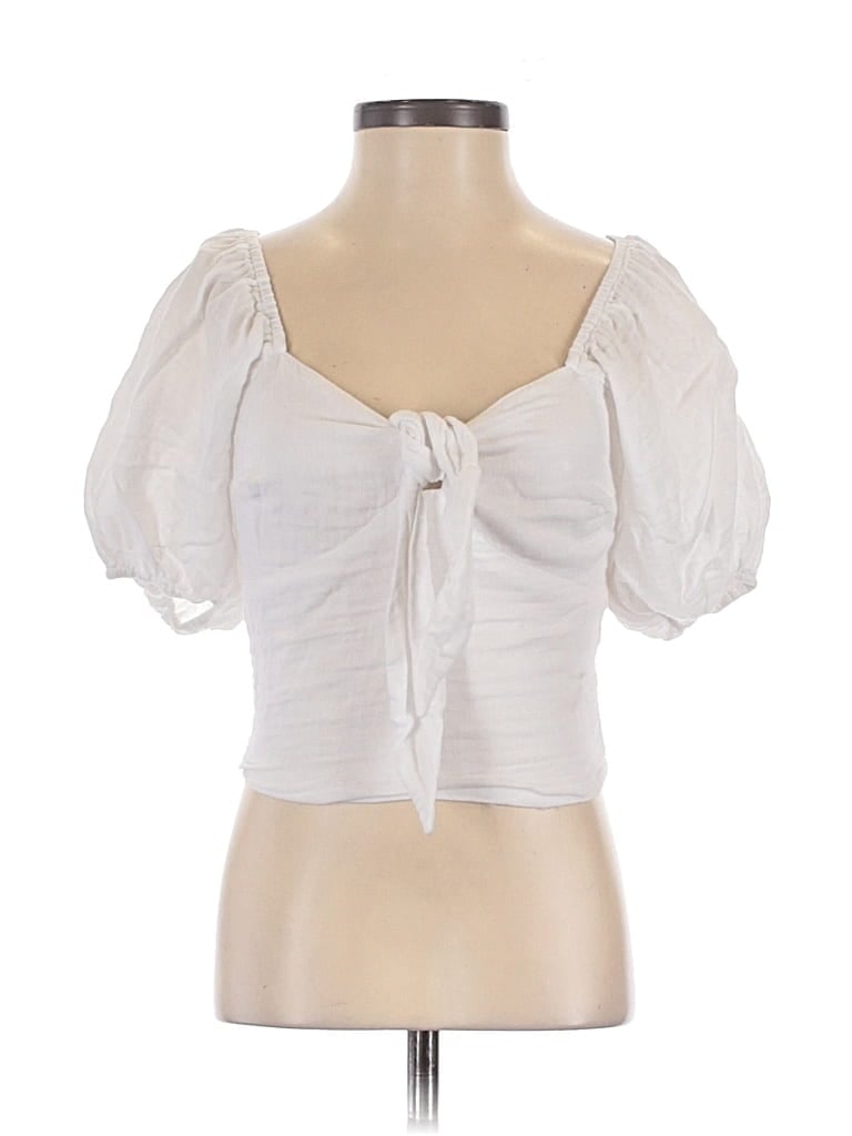 Click to view more detailed imagery on our partner's website Pre-owned Lulus Tube Top White Sweetheart Neckline Tops