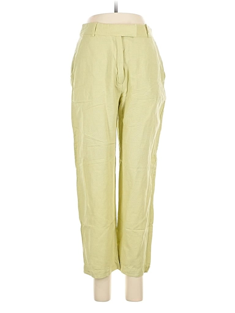 Pre-owned Mng Casual Pants In Yellow