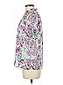 Tamara H. 100% Polyester Paisley Ivory Short Sleeve Blouse Size M - photo 5